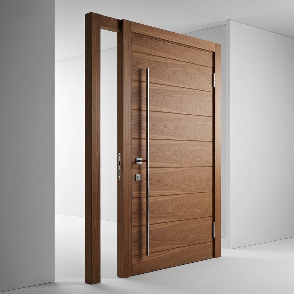 Puerta de Madera Sólida